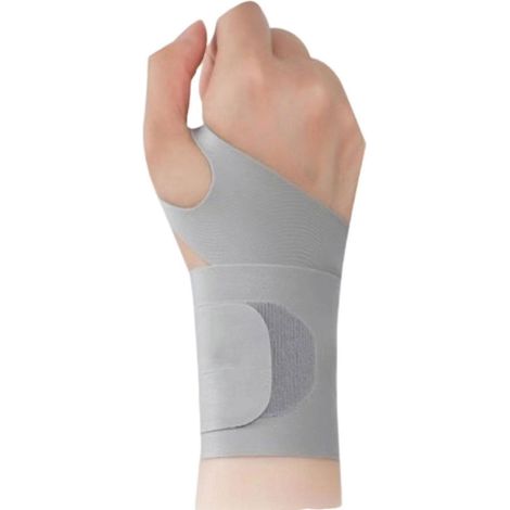 Attelle de poignet et de pouce, bande de compression ajustable pour poignet, élastique et respirante, idéale pour la musculation et l'entraînement en salle de sport. (1/5)