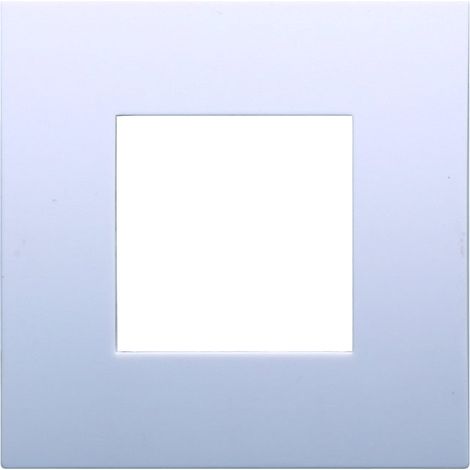 Placca Plastica ETTROIT Serie Venus 2 Posti/Moduli 502 Compatibile Con Vimar Arke, 14 Colori Disponibili (Bianco)