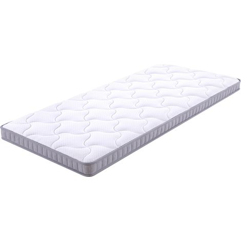 Matelas à ressorts ensachés 7 zones 140x190x10 cm H3 pour canapé-lit, pliants et lits d'appoint, certifié OEKO-TEX (1/5)