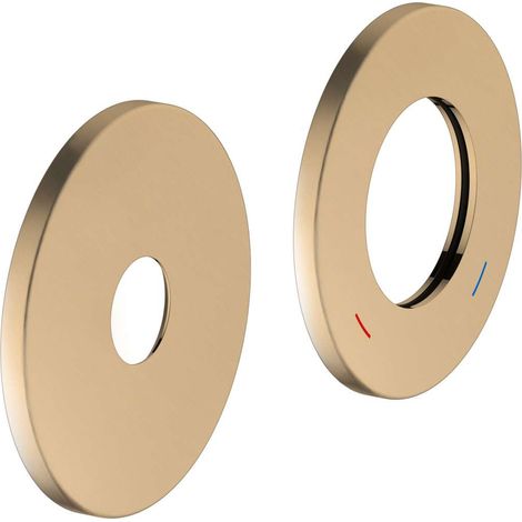 Keuco Edition 400 - Rosone di copertura, ottone spazzolato 51516250091 (1/2)