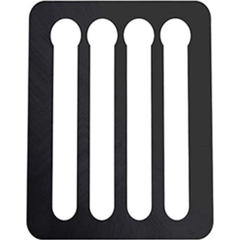 Support De Rangement Mural - Porte-Capsule Café - Capacité 24 - Aluminium - Noir Mat - 1 Pièce (1/4)