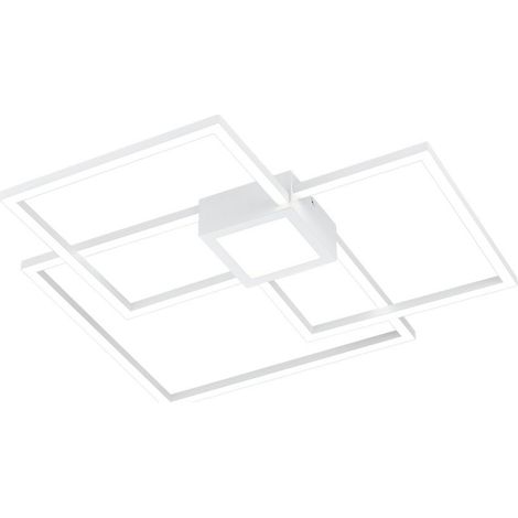 Plafón Hydra Diseño Cuadrado Blanco Led 4000k Trio Iluminación (1/3)