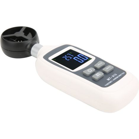 Anémomètre numérique portable MT-915, indicateur de vitesse du vent, thermomètre et thermomètre du vent (1/5)