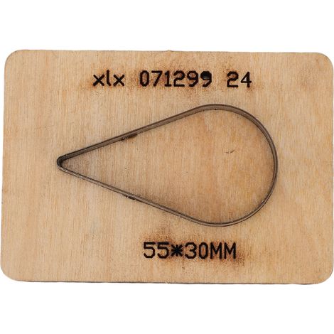 Emporte Pièce Cuir Acier Carbone Bois Goutte Relief – Fabrication DIY Artisanat (1/5)