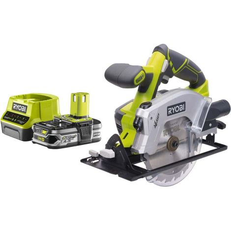 Confezione RYOBI Sega circolare 18V OnePlus diametro 150 mm - 1 Batteria 2.5Ah - 1 Caricatore rapido RC18120-125