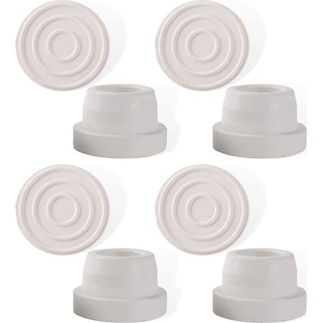 Lot de 4 butoirs en caoutchouc pour échelle de piscine, adaptés aux tubes de 4,8 cm de diamètre intérieur, bouchons pour échelle de piscine creusée, accessoires de protection pour revêtement de piscin (1/5)