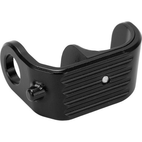 Crochet de vélo pliant Brompton en alliage d'aluminium léger - Attache rapide E noir poli