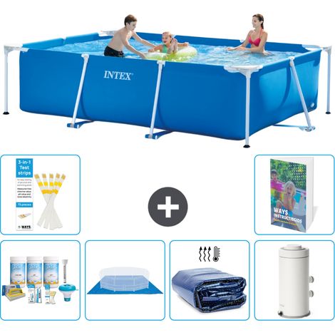 Rechteckiger Frame Pool - 300x200x75 cm - 7-teilig S115