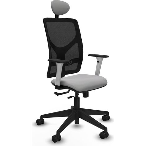 Chaise de bureau piqueras y crespo Motilla blanc support lombaire ajustable (1/2)