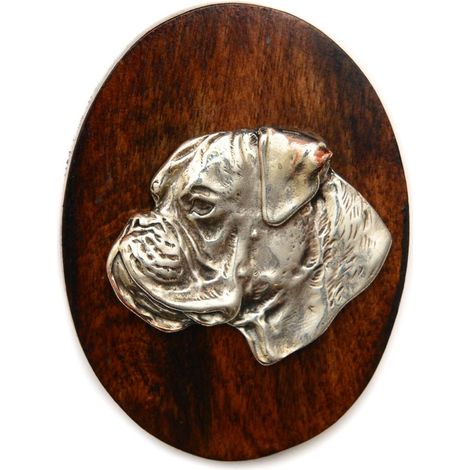 Boxer, Boxer I: un broche para exposición canina, un clip para un número de salida, un pin para perro de Art-Dog (1/4)