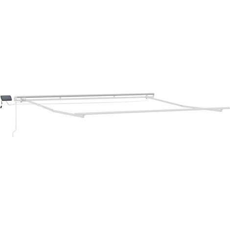 Maison Exclusive - Struttura della tenda Bianco 450 × 350 cm Alluminio
