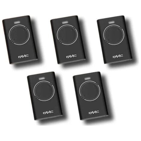 FAAC 5 x 2-Kanal-Fernbedienung XT2 433 SLH LR 7870071 (1/3)