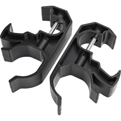 2 Flashlight Mounting Brackets, ABS, No Drilling Required, Compatible with Unlimited 4-Door JL 2018 to 2025 (1/5)