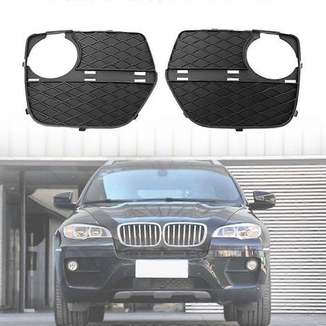 Grille de pare-chocs avant pour feux antibrouillard de voiture 51117312605 51117312606 pour E71 12-14 (1/4)