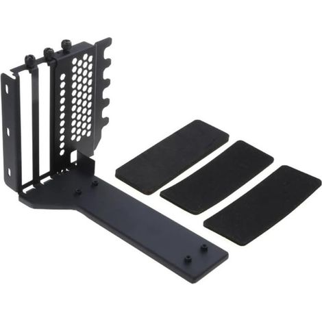 Support vertical universel pour carte graphique ATX Matx VGA Support de direction pour cartes graphiques 3090, 4090, facile à installer Noir (1/5)