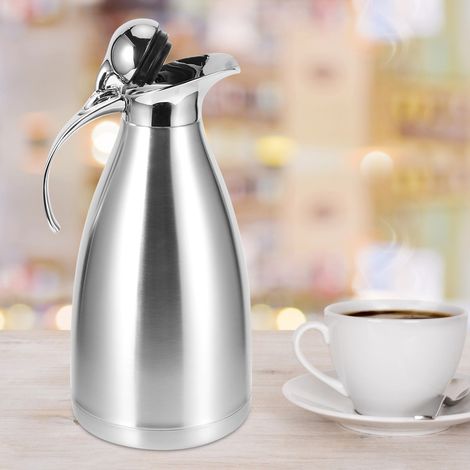 Cafetière isotherme à double paroi sous vide de 2 L, bouteille isotherme pour eau froide, pichet ménager (1/5)