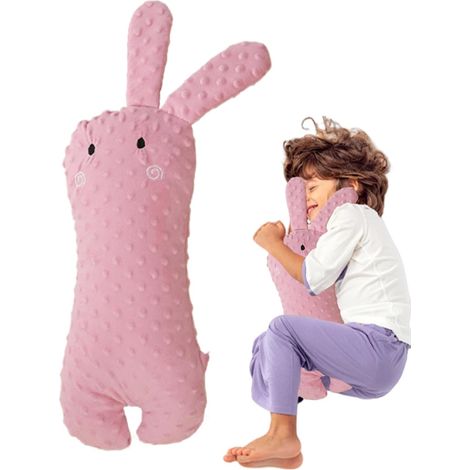 Almohada lateral de felpa: un compañero seguro y acogedor, un suave cojín para la cuna o la siesta.
