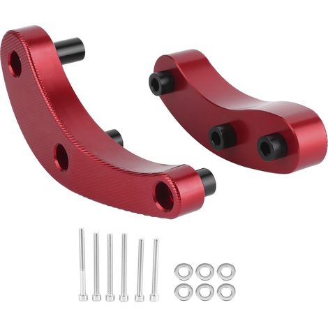 Carter moteur CNC aluminium rouge, protection casse glissière pad pour S1000RR 2019-2020 (1/5)