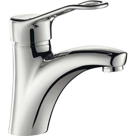 Delabie EHM pour lavabo, avec EP, H85 L135 mm, garniture à traction, poignée en arc