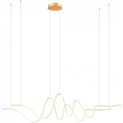 Lampadario led redo group impuls 01-3622 4760lm 3000k lampada soffitto sospensione classica dimmerabile