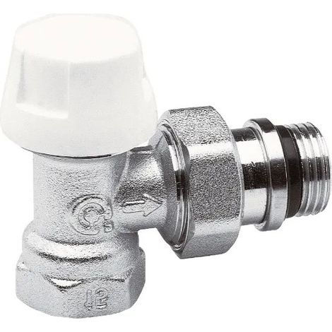 Valvola per radiatori M30 con corpo termostatico angolare femmina 15x21 (1/2")