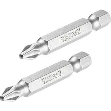 Punte a percussione WADFOW PH2, 5 pezzi, acciaio CR-V, 150 mm, temprate e sabbiate