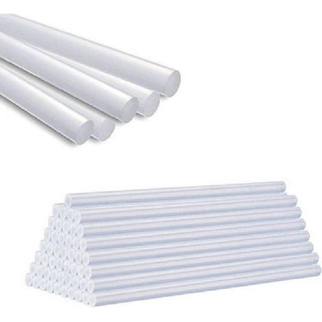 Bâtons De Colle Chaude 20 Pcs Bâtons De Colle Blanche 175x11 Mm 92298