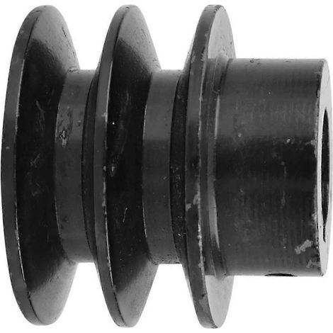 Polea de correa trapezoidal doble para polea de ranura de orificio de 20 mm Correa A para 168F 170F GX110 GX120 GX160 GX200 7HP En