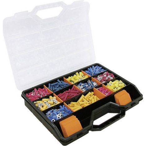 Set di connettori per cavi, 600 pezzi, 0,5-6 mm², custodia multiuso (1/3)