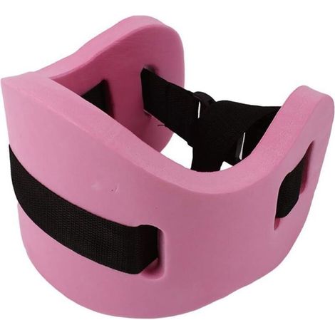 Ceinture flottante de natation - Ceinture d'exercices d'aquagym - Aide à la flottaison en mousse Aqua Fitness - Rose (1/5)