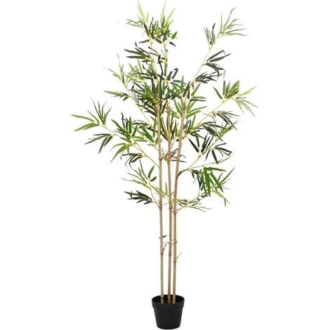 Bambou artificiel vert, 55 x 16 x 150 cm (1/5)