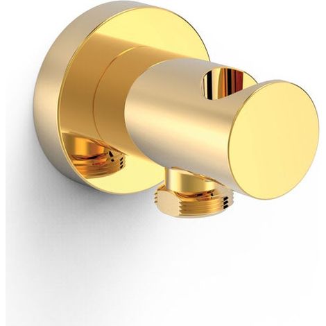 TRES 26118221OR Soporte Fijo con Toma De Agua Color Oro 24K - ref: 26118221OR
