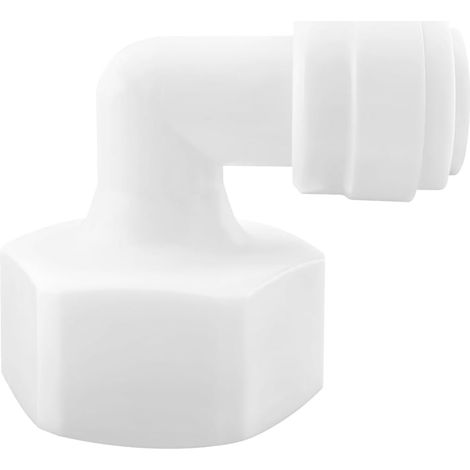 1 Pièces Refrigerateur Tuyau Connecteur, 3/4" Femelle Filetage to 3/8" L Type Rapide pour Raccorder Les Raccords De Tuyauterie D'eau - (1/5)