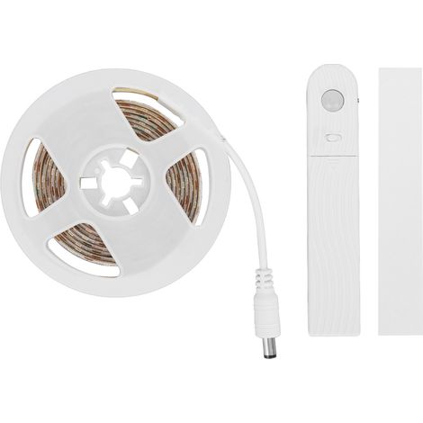 Bande LED avec détecteur de mouvement 2 m, 3 niveaux de luminosité, éclairage automatique pour lit (1/5)