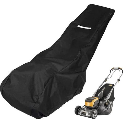Housse Tondeuse avec Sac Rangement, Housse de Tondeuse à gazon Oxford 210D, Couverture de Tondeuse, Protection pour Tondeuse pour Tondeuse à Gazon D'extérieur ave (195 x 108 x 66cm) (1/5)