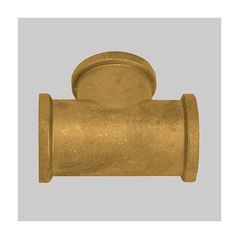 RACCORDO A TEE OTTONE GIALLO 1/2 x 1/2 x 1/2 MADE IN ITALY