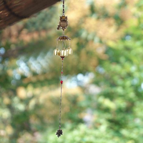 Carillon éolien en métal en forme d'animal, décoration pour la maison et le jardin (03) (1/5)
