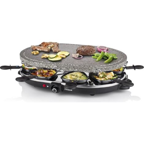 Princess 162720 Raclette 8 Oval Stone Grill Party