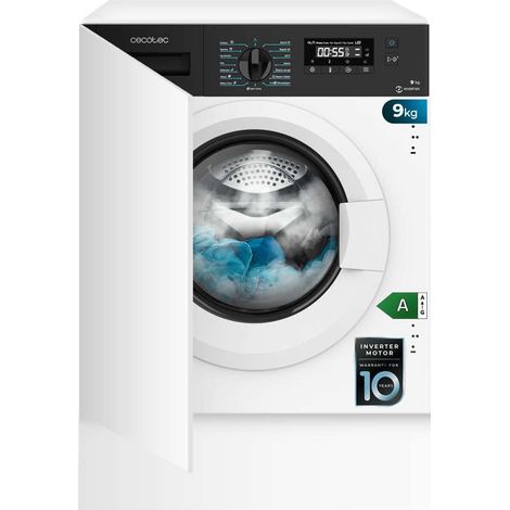 cecotec Moderne Waschmaschine 9 kg Weiß Effizient