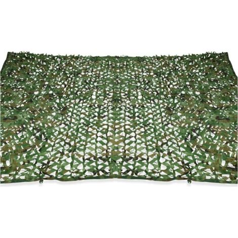 4x3M Rectangular Sun Shade Sail Camouflage Design Green Awning Outdoor Camo Net YMYNY