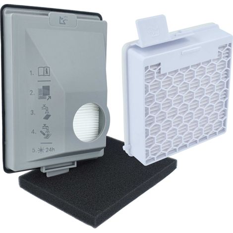 vhbw 3-tlg. Filter-Set kompatibel mit Miele Boost CX1 Active  für CX1 125 Gala Edition Staubsauger - 1x Schaumstoff-Filter, 1x Feinfilter, 1x Filter (1/5)