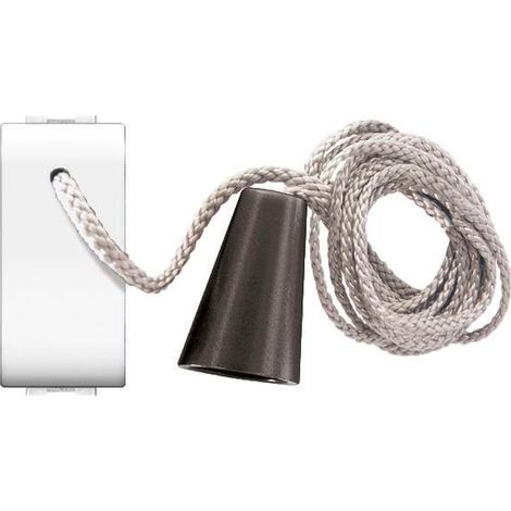 Pulsante Unipolare Tirante Mylife 16A 1P/No ( Elettrocanali Cod. Ecl4024Wh )
