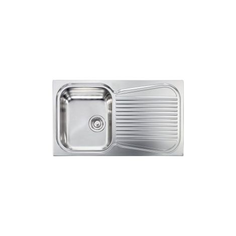 CM 011643SCSSP Matico Lavello ad incasso 1 vasca con gocciolatoio a destra Acciaio inox satinato colore Acciaio inox (1/5)