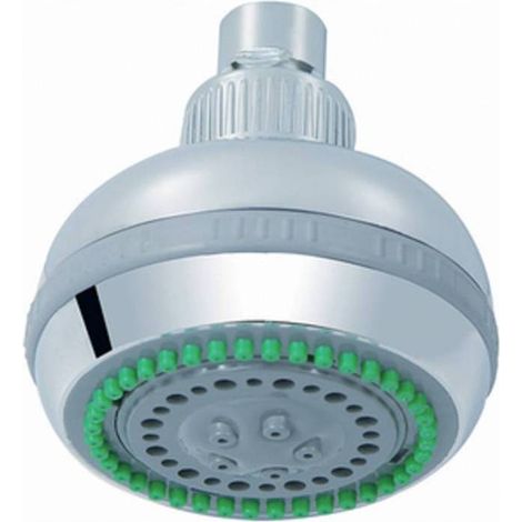 6 x SOFFIONE DOCCIA ABS 3 GETTI S128CP 11825 GROENLANDIA