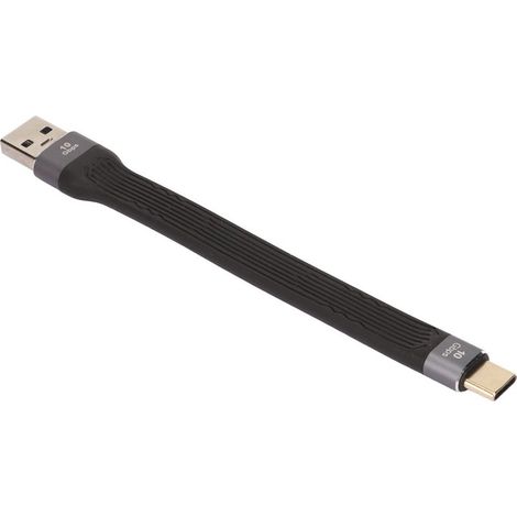 Câble USB mâle vers USB type C mâle 10 Gbit/s haute vitesse USB 3.0 Gen2 adaptateur chargeur câble court USB type C vers USB A (1/4)