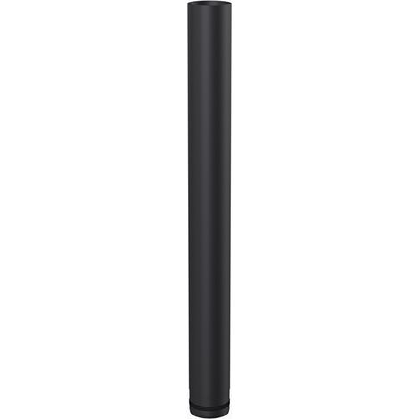 Tubo de acero inoxidable - 1000 mm - Ø 80 mm - Negro