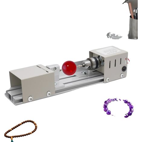 Mini Tour, 96W de puissance, 7 réglages de vitesse, porte-à-faux réglable, plage de serrage de 0,02 à 0,24 pouces, dimensions 16,6x6,3x5,5 pouces (1/5)