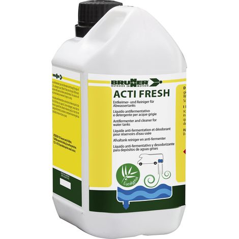 Brunner Acti-Fresh Kalklöser und Deodorant für Grauwassertanks Wohnwagen Wohnmobile 1000 ml