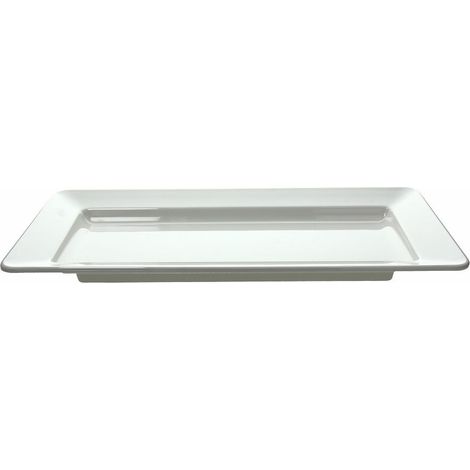 Tognana show plate vassoio rettangolare cm 71x41  bianco qualità professionale