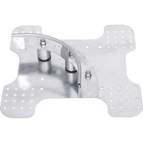 Poste intermedio de línea de vida horizontal KS-Line para cubierta de chapa de acero y fuerza de rotura 15 kN KRATOS SAFETY